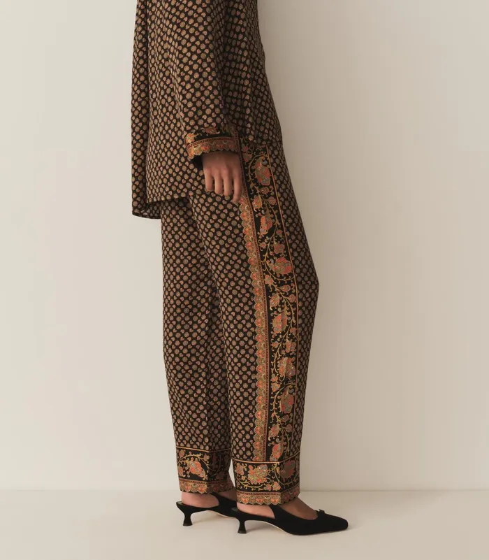 DEN Pants and Shorts Women Carlotta Pant Beauvoir Paisley DEN Pants and Shorts Women Carlotta Pant Beauvoir Paisley