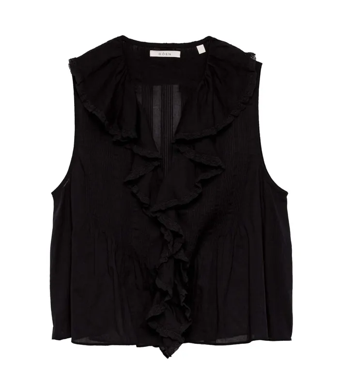 DEN Tops Women Hilda Top Black DEN Tops Women Hilda Top Black