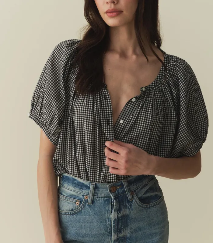 DEN Tops Women June Top La Maddalena Gingham