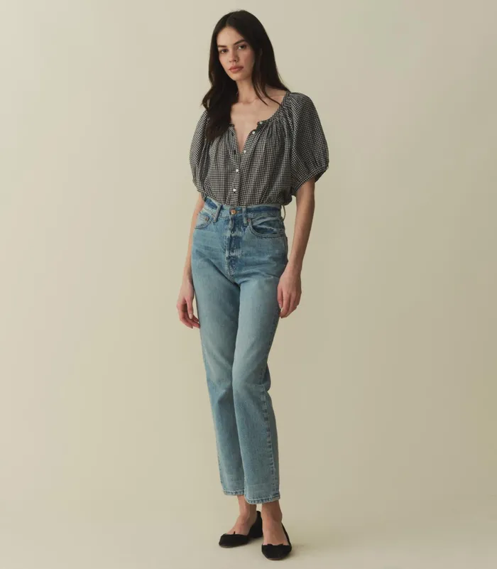 DEN Tops Women June Top La Maddalena Gingham DEN Tops Women June Top La Maddalena Gingham