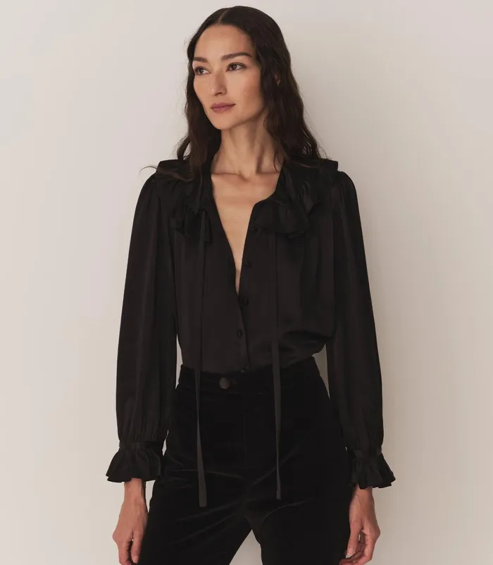 DEN Tops Women Solange Top Black