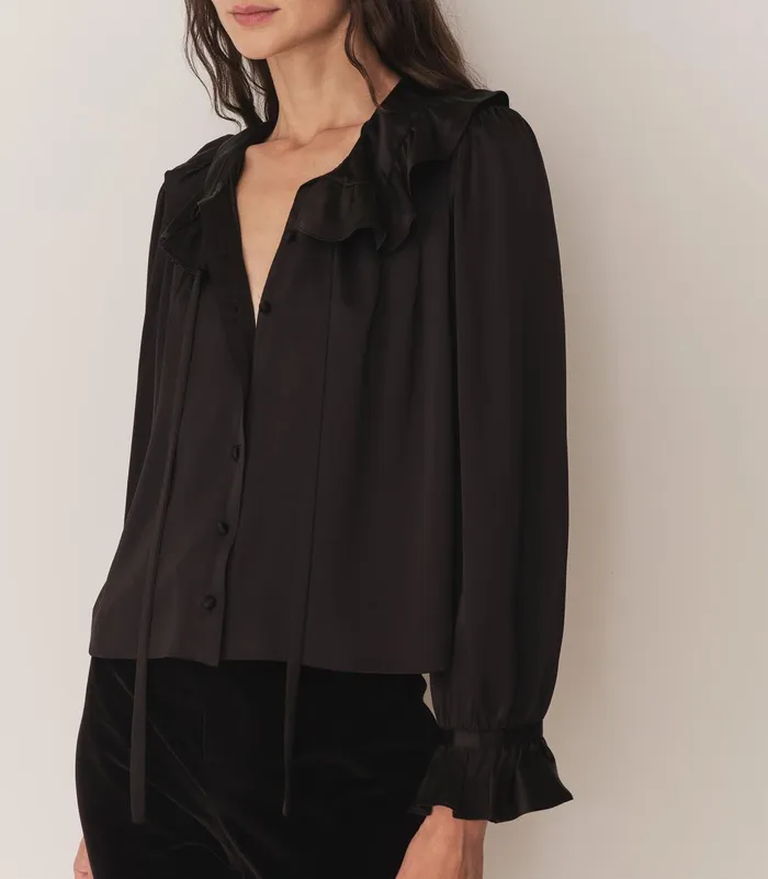 DEN Tops Women Solange Top Black