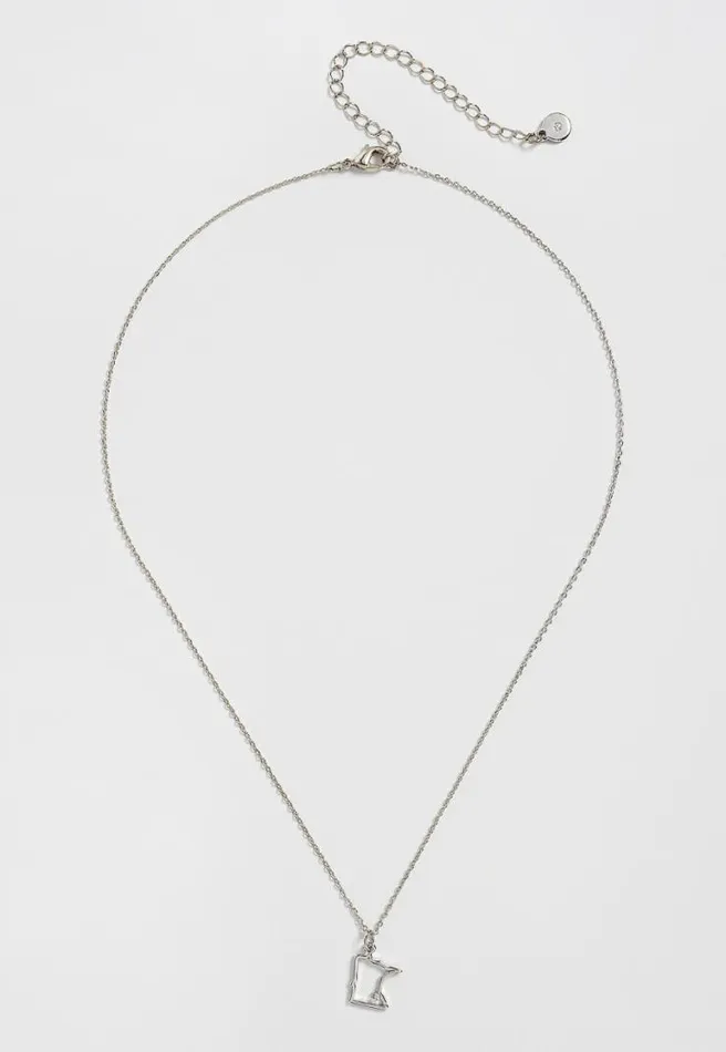 Dainty Minnesota State Necklace Women Maurices Jewelry