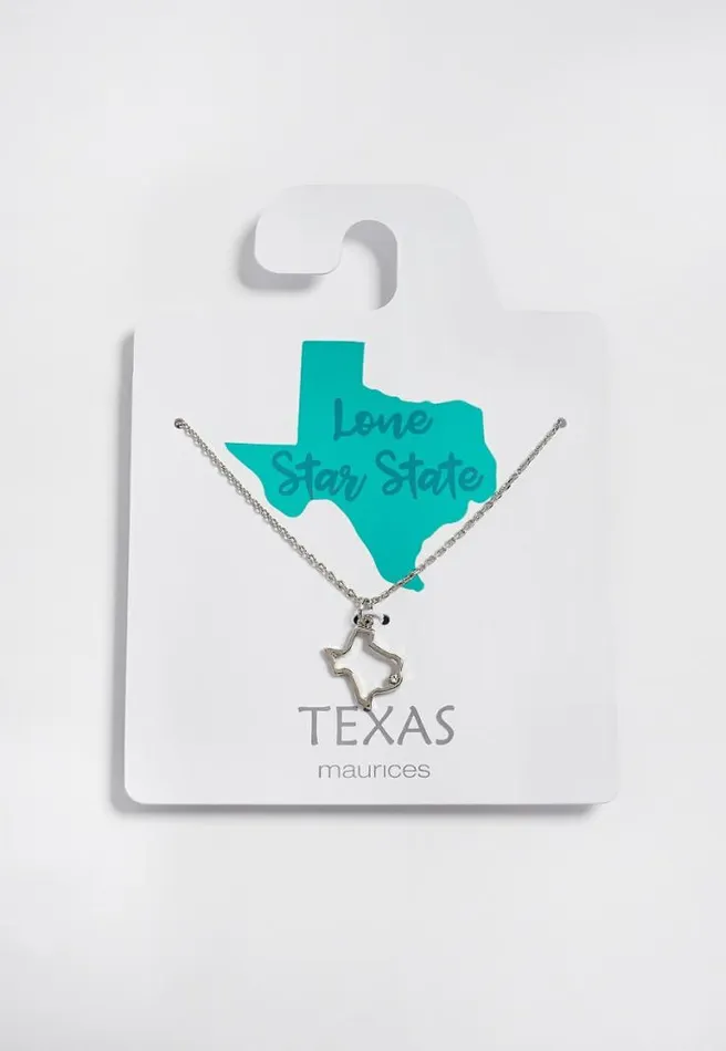 Dainty Texas State Necklace Women Maurices Jewelry