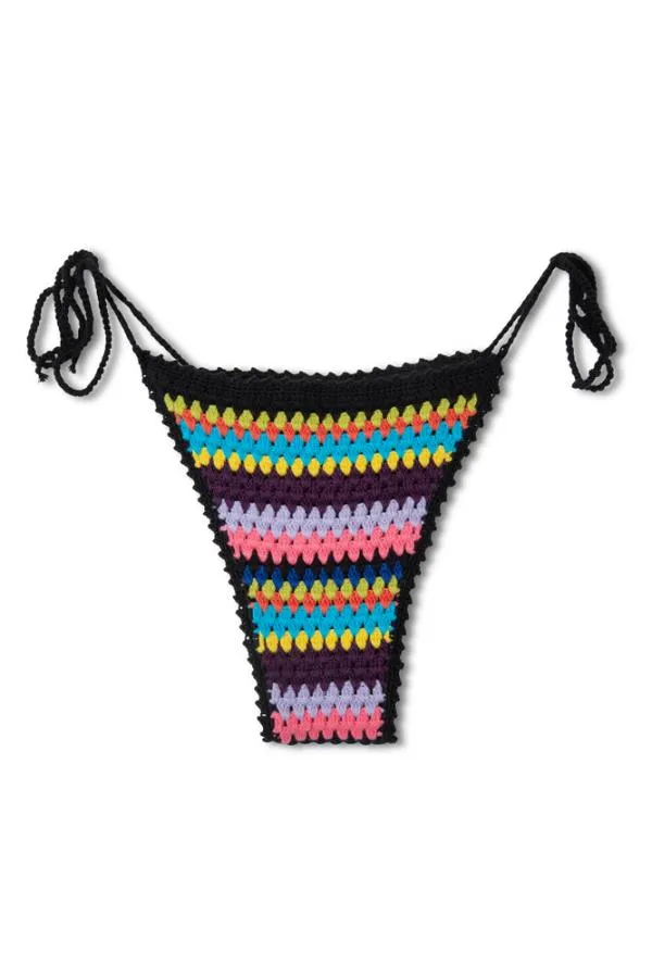 Damson Madder Bottoms Women Hana Stripe Bikini Bottom