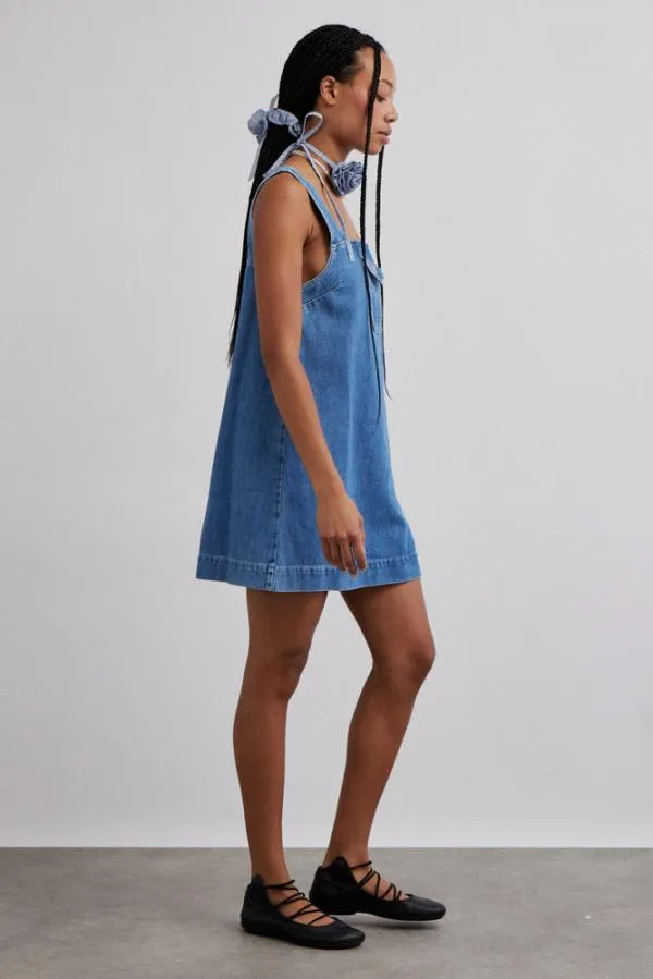 Damson Madder Dresses Women Nancy Mini Dress denim