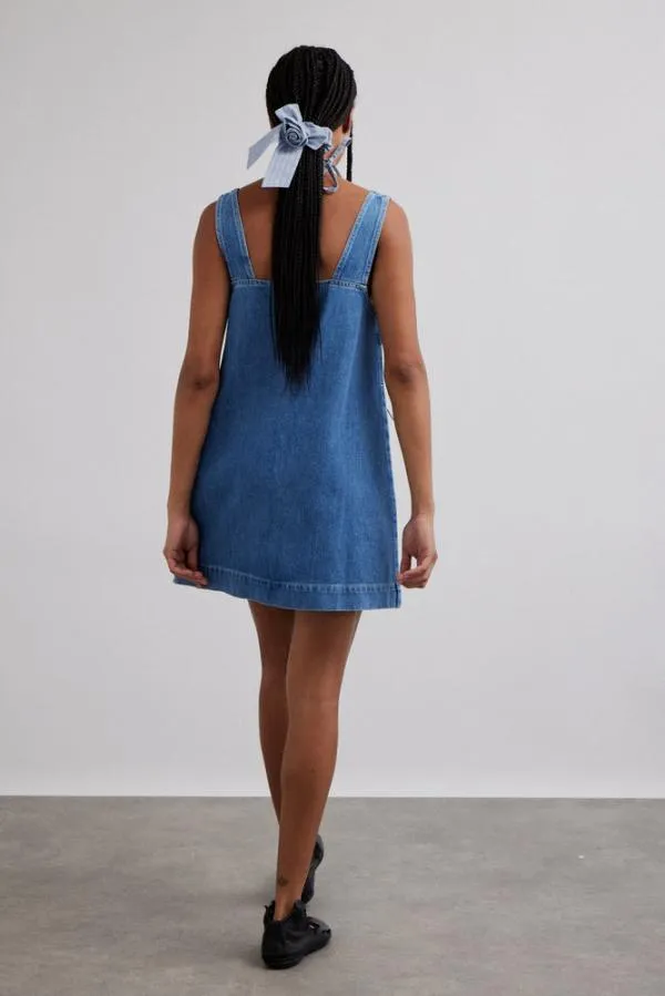 Damson Madder Dresses Women Nancy Mini Dress denim