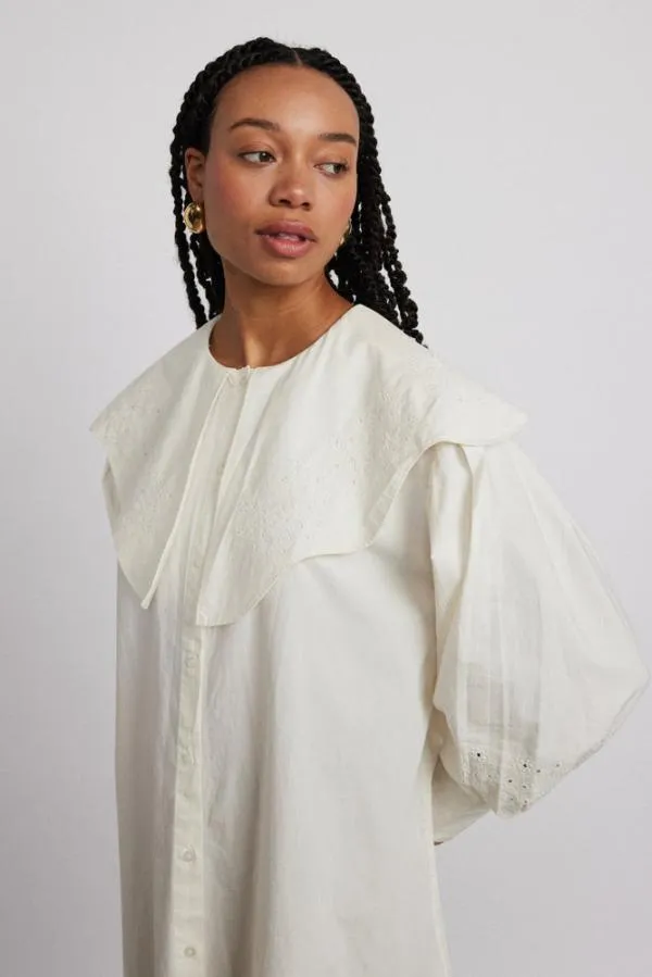 Damson Madder Tops Women Romeo Blouse 8211 White