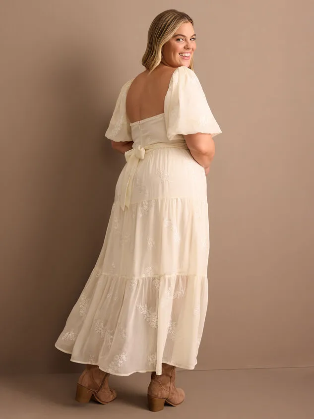Daniella Floral Maxi Dress Ivory Women Altar039d State Dresses