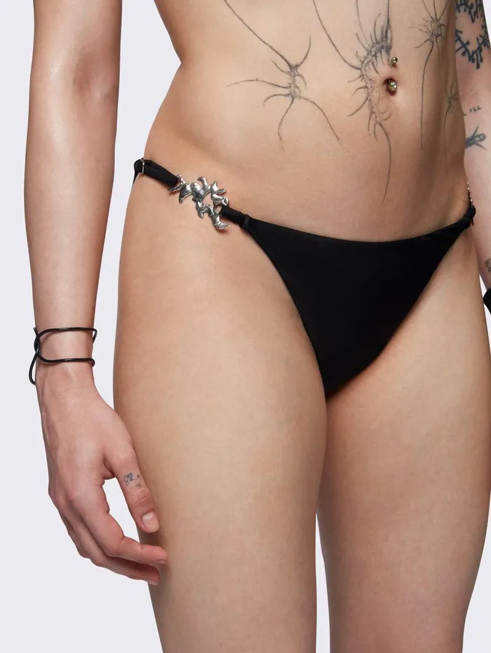Darcy Metal Trim Bikini Bottoms Women Minga London Swimwear