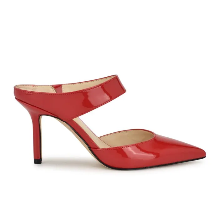 Darian SlipOn Dress Pumps Red Patent Women Nine West Heels