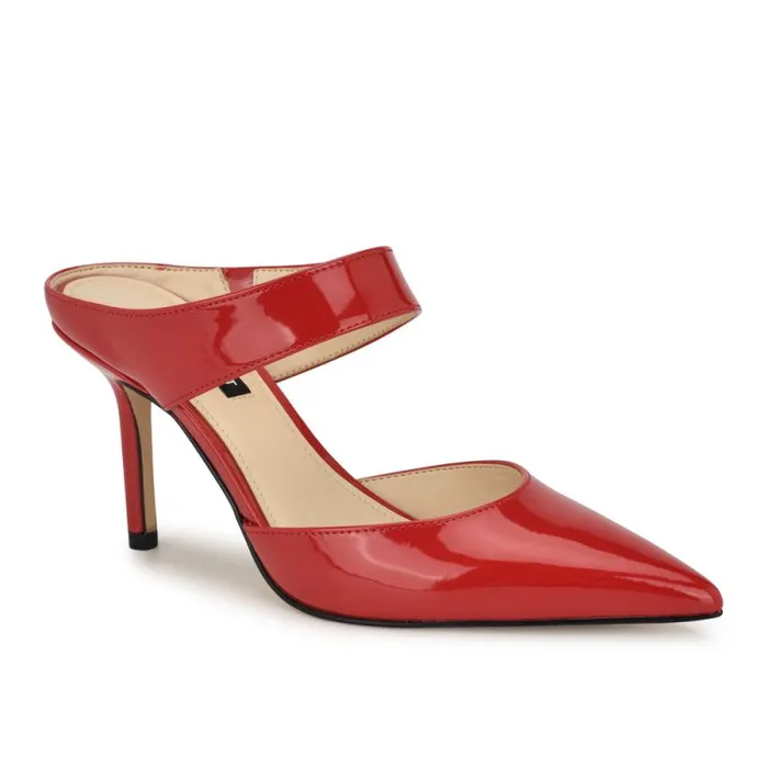 Darian SlipOn Dress Pumps Red Patent Women Nine West Heels Darian SlipOn Dress Pumps Red Patent Women Nine West Heels