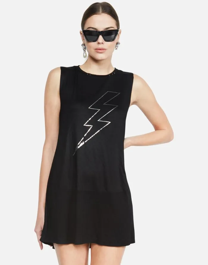 Deanna Lightning Star Black Women Lauren Moshi Dresses