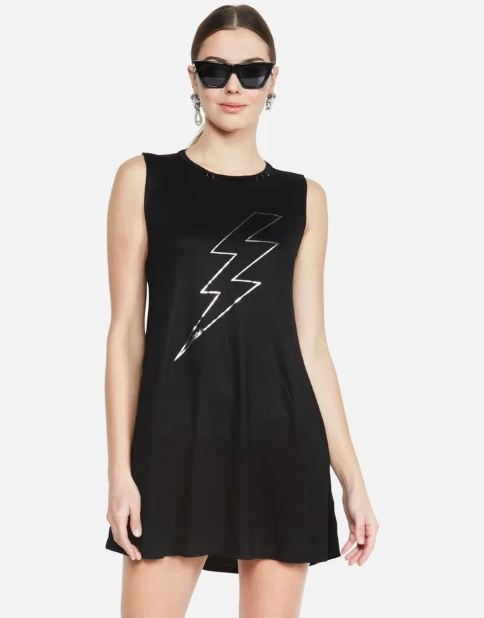 Deanna Lightning Star Black Women Lauren Moshi Dresses