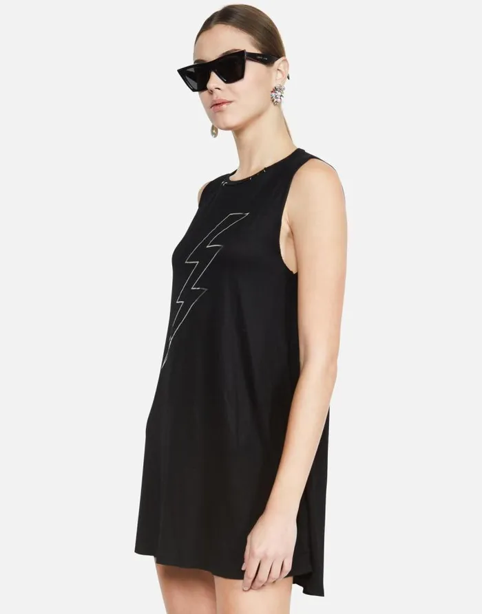 Deanna Lightning Star Black Women Lauren Moshi Dresses