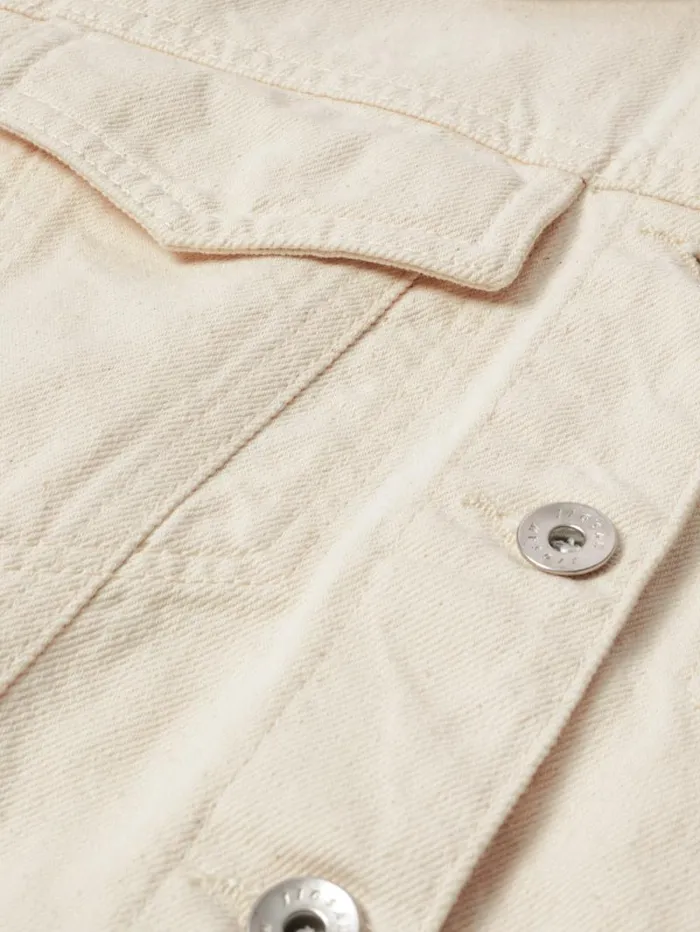 Denim Jacket Cream Women Jigsaw Denim