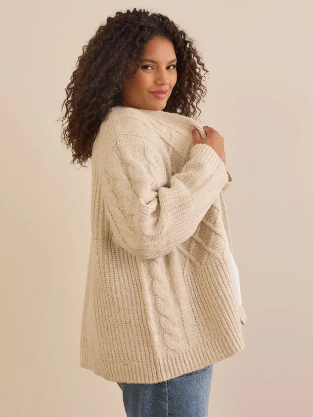 Diana Cable Knit Cardigan Oatmeal Women Altar039d State Sweaters Cardigans Diana Cable Knit Cardigan Oatmeal Women Altar039d State Sweaters Cardigans