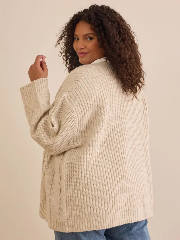 Diana Cable Knit Cardigan Oatmeal Women Altar039d State Sweaters Cardigans Diana Cable Knit Cardigan Oatmeal Women Altar039d State Sweaters Cardigans