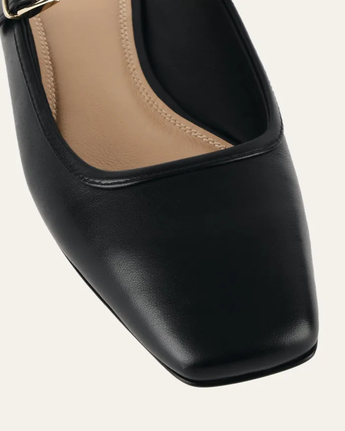 DRESS Sammy dress flats black leather 8211 jomercer Women