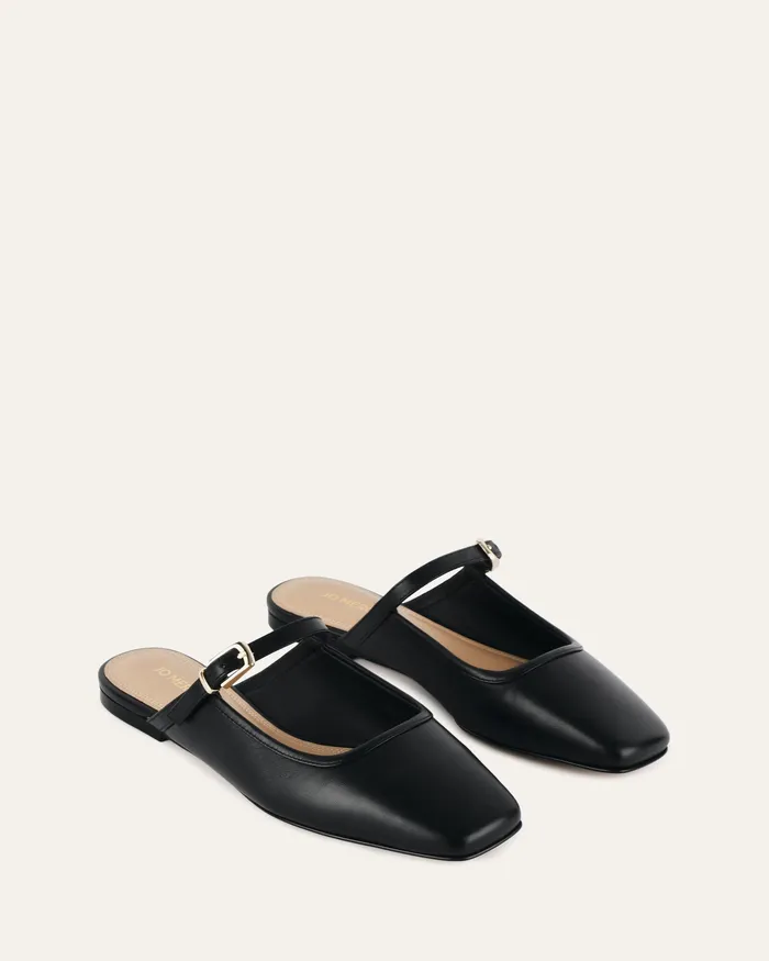DRESS Sammy dress flats black leather 8211 jomercer Women