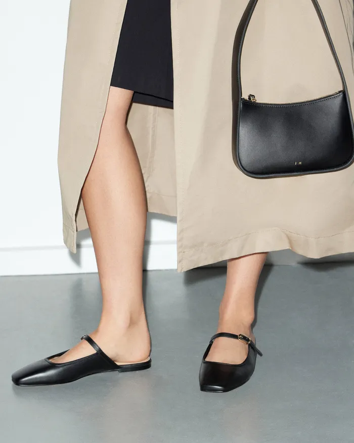 DRESS Sammy dress flats black leather 8211 jomercer Women