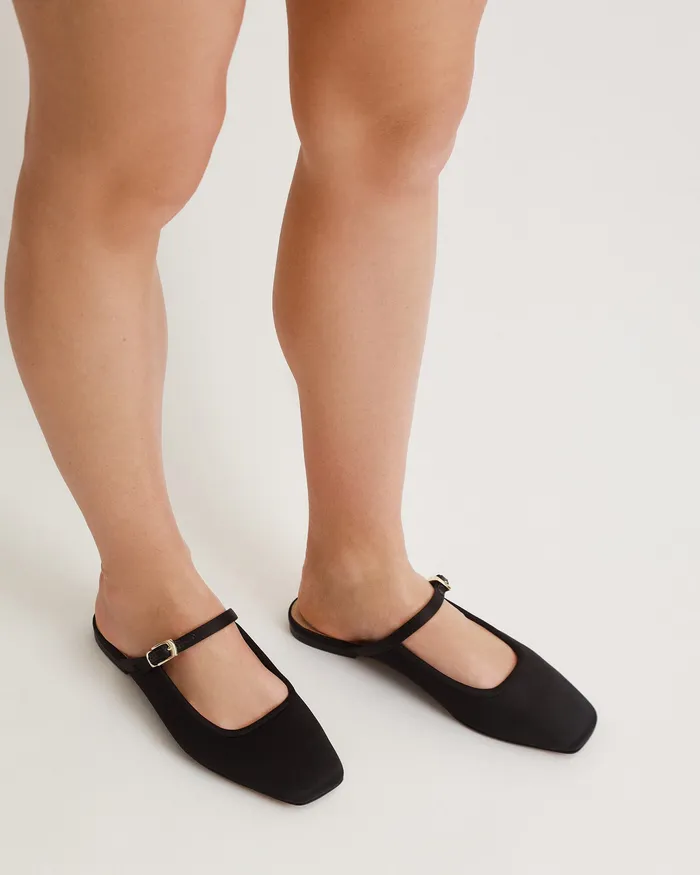DRESS Sammy dress flats black leather 8211 jomercer Women