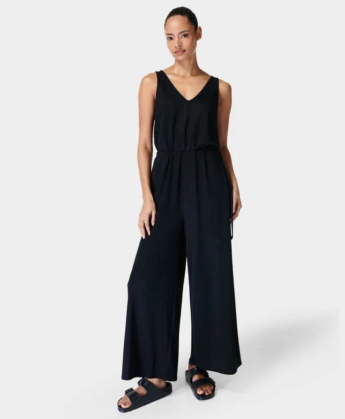 Dresses and Jumpsuits Cruise Jumpsuit Black 8211 Sweaty Betty Women