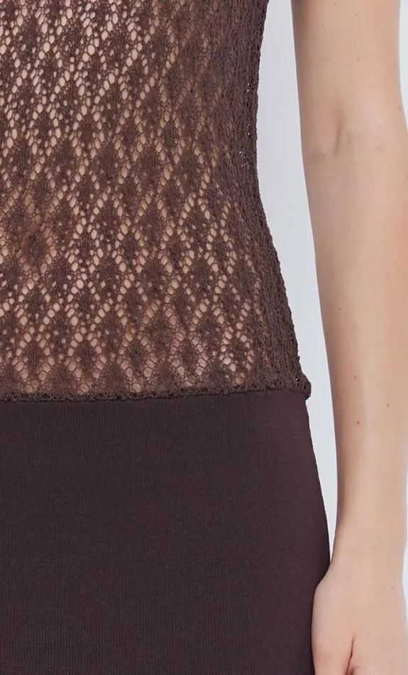 Dresses Bec Bridge Aurora Mini Dress Choc