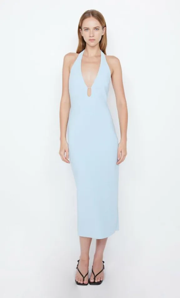 Dresses Bec Bridge Elvie Halter Midi Dress Dolphin Blue