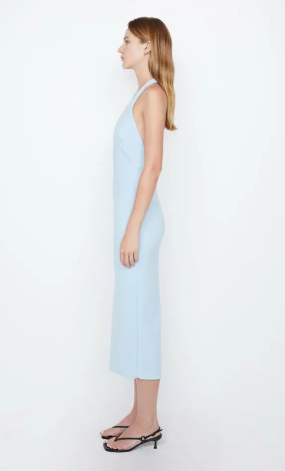 Dresses Bec Bridge Elvie Halter Midi Dress Dolphin Blue