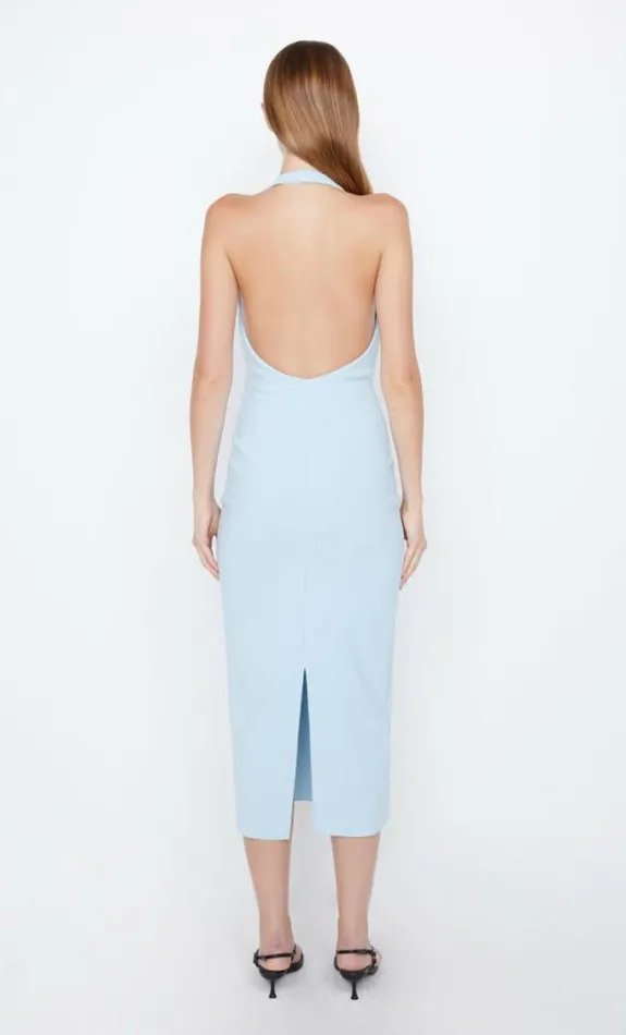 Dresses Bec Bridge Elvie Halter Midi Dress Dolphin Blue
