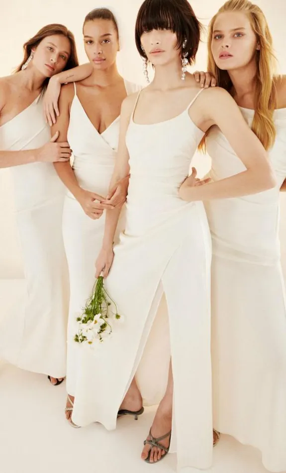 Dresses Bec Bridge Eternity Asym Maxi Dress Cream