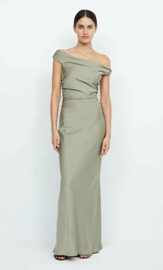 Dresses Bec Bridge Eternity Off Shoulder Maxi Sage