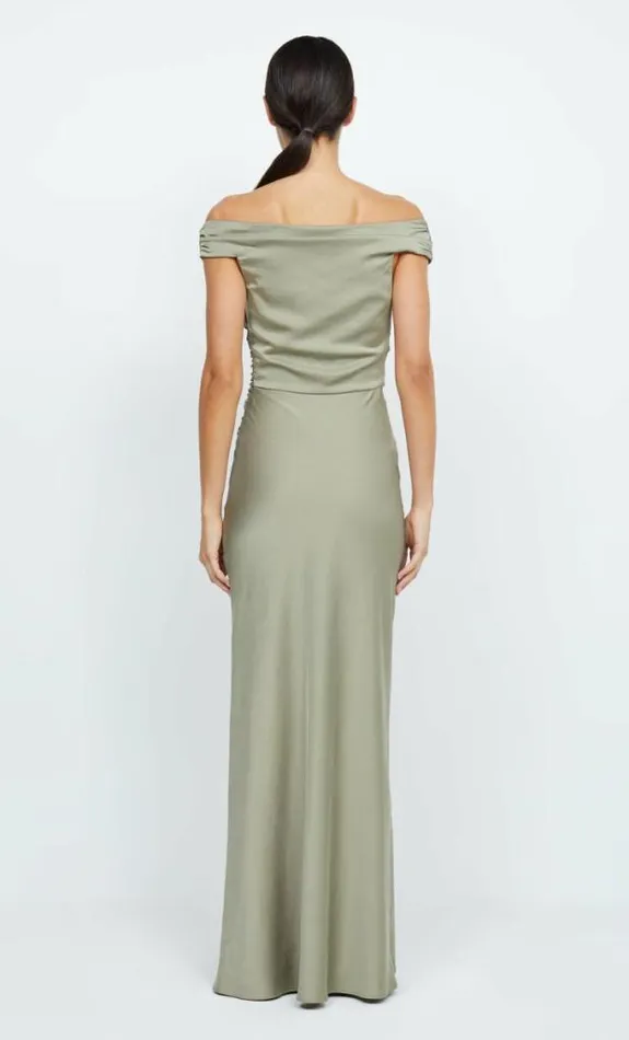 Dresses Bec Bridge Eternity Off Shoulder Maxi Sage