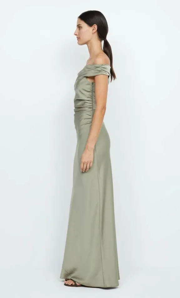 Dresses Bec Bridge Eternity Off Shoulder Maxi Sage
