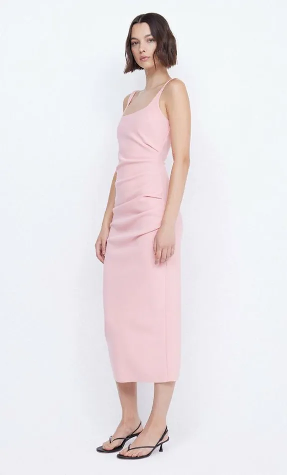 Dresses Bec Bridge Karina Tuck Midi Dress Guava