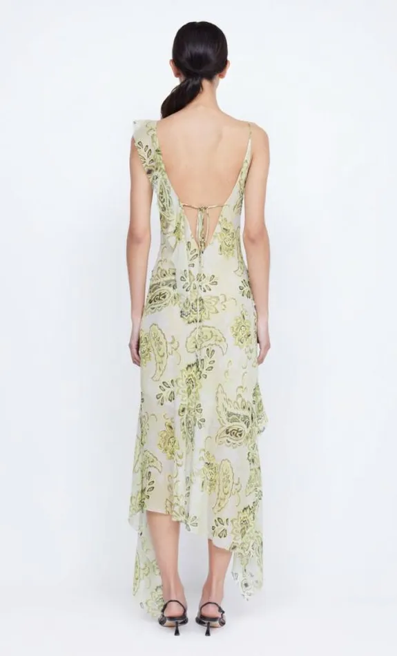 Dresses Bec Bridge Lylou Frill Dress Lemon Paisley