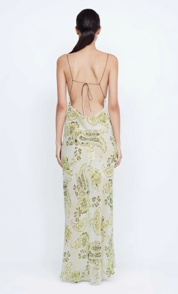 Dresses Bec Bridge Lylou Maxi Dress Lemon Paisley