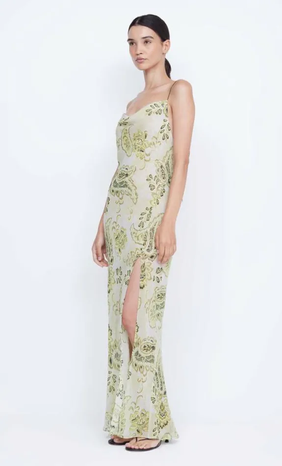 Dresses Bec Bridge Lylou Maxi Dress Lemon Paisley