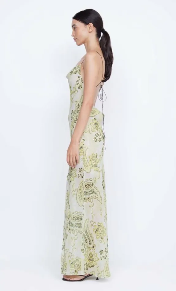 Dresses Bec Bridge Lylou Maxi Dress Lemon Paisley