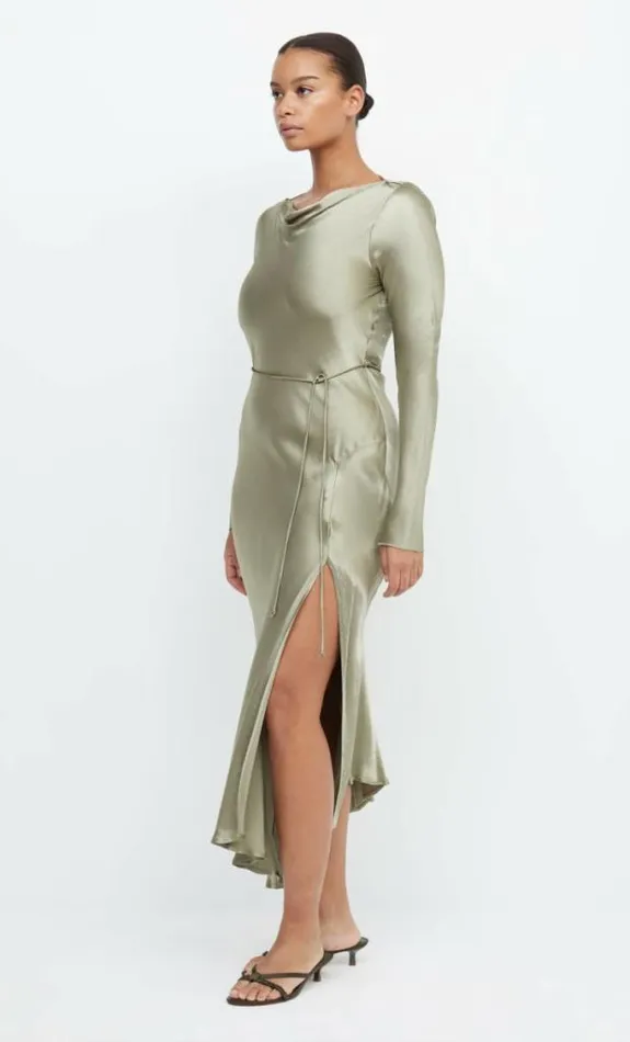 Dresses Bec Bridge Moon Dance Long Sleeve Maxi Dress Sage