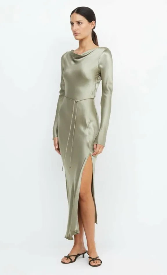 Dresses Bec Bridge Moon Dance Long Sleeve Maxi Dress Sage