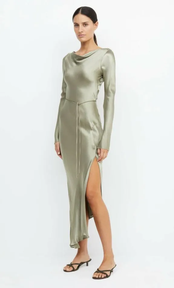 Dresses Bec Bridge Moon Dance Long Sleeve Maxi Dress Sage