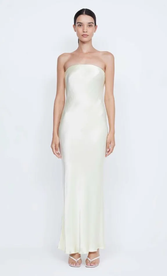 Dresses Bec Bridge Moon Dance Strapless Dress Ice Yellow