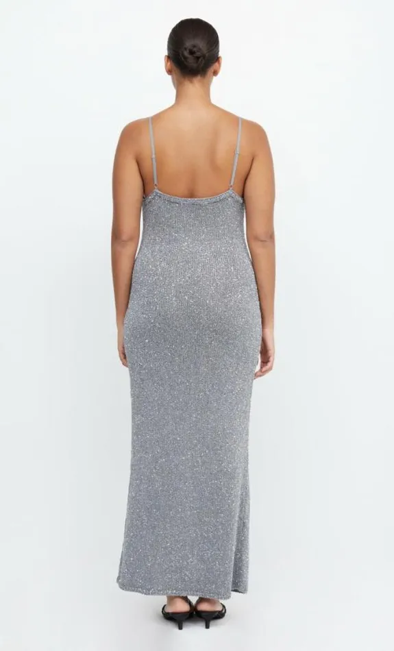 Dresses Bec Bridge Sadie Sequin Knit Slip Dress Charcoal