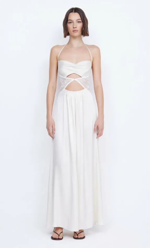 Dresses Bec Bridge Santal Halter Maxi Dress Ivory