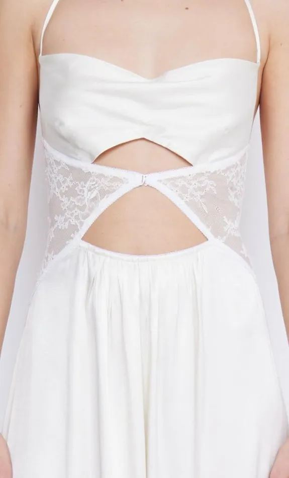 Dresses Bec Bridge Santal Halter Maxi Dress Ivory