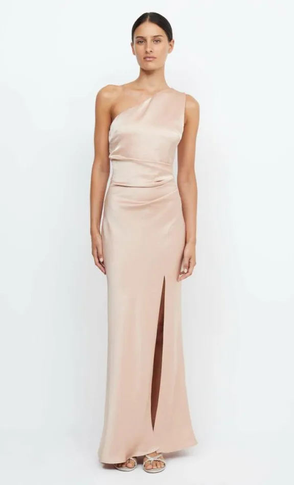 Dresses Bec Bridge The Dreamer Asym Dress Rose Gold