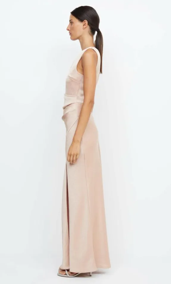Dresses Bec Bridge The Dreamer Asym Dress Rose Gold