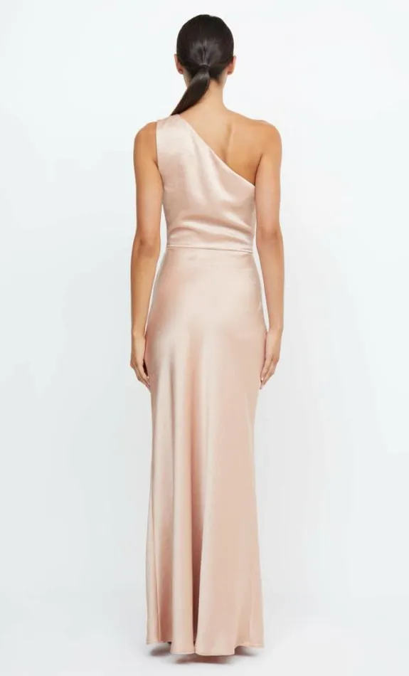 Dresses Bec Bridge The Dreamer Asym Dress Rose Gold